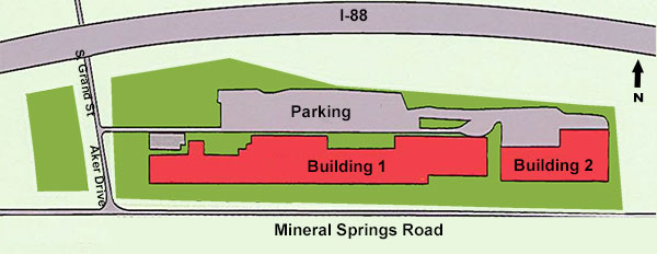 Property plan of Akers Industrial Development in Cobleskill NY